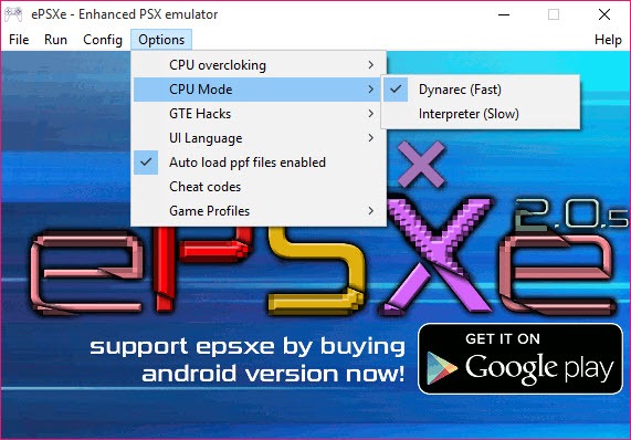 download gameshark 4 for epsxe android