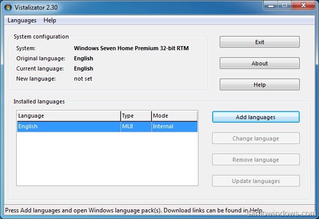 english language pack windows xp
